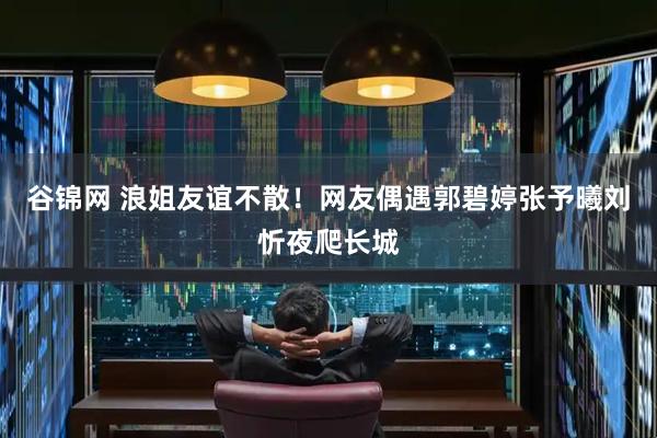 谷锦网 浪姐友谊不散！网友偶遇郭碧婷张予曦刘忻夜爬长城