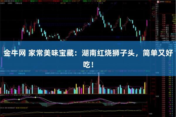 金牛网 家常美味宝藏：湖南红烧狮子头，简单又好吃！