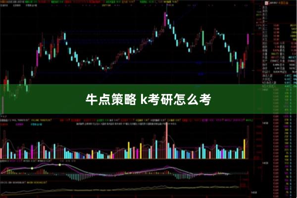 牛点策略 k考研怎么考